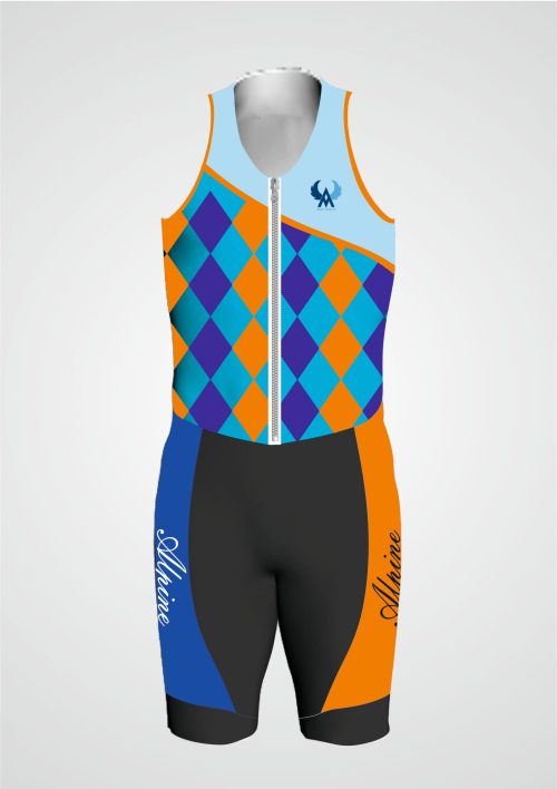 Alpine Triathlon -Blue And Orange