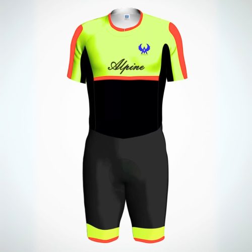 Alpine Signature Cycling Suit Neon  Green