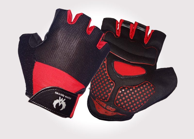 Alpine Black And Red Gloves Aagl07