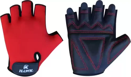 Hawk  Gloves (Red, Black)